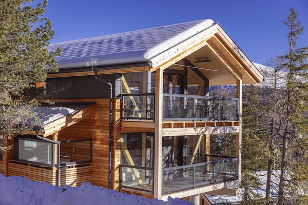 Foto van Luxe chalet met privésauna - Vakantiehuis in Turrach - ExteriorWinter