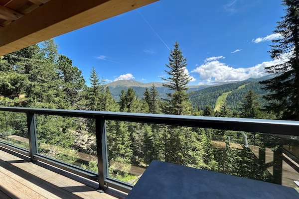 Foto van Aangenaam chalet met sauna - Vakantiehuis in Turrach - TerraceBalcony