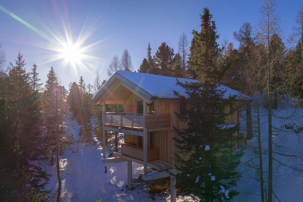 Foto van Luxe chalet met sauna & hot tub - Vakantiehuis in Turrach - ExteriorWinter