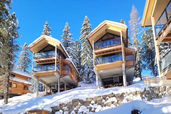 Foto van Luxe chalet met sauna & hot tub - Vakantiehuis in Turrach - ExteriorWinter
