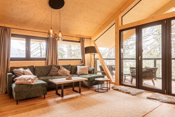 Foto van Luxe chalet met sauna & hot tub - Vakantiehuis in Turrach - LivingRoom