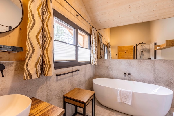 Foto van Luxe chalet met sauna & hot tub - Vakantiehuis in Turrach - BathRoom