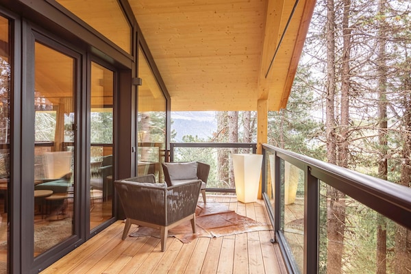 Foto van Luxe chalet met sauna & hot tub - Vakantiehuis in Turrach - TerraceBalcony
