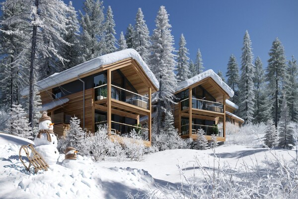 Foto van Luxe chalet met sauna & hot tub - Vakantiehuis in Turrach - ExteriorWinter