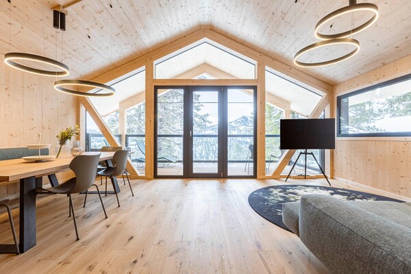 Foto van Modern chalet met binnensauna - Vakantiehuis in Turrach - LivingRoom