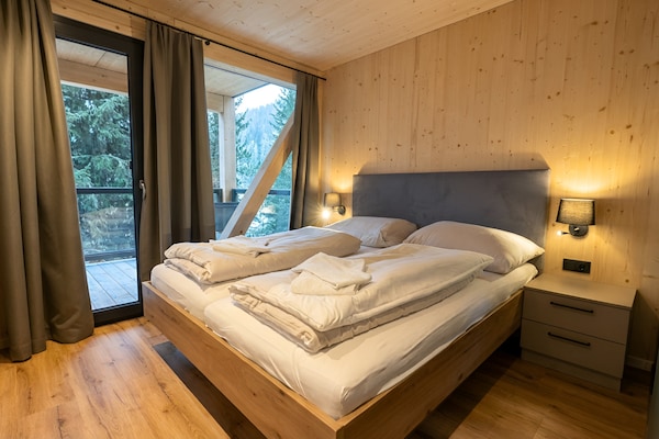 Foto van Luxe chalet met sauna en bubbelbad. - Vakantiehuis in Turrach - BedRoom