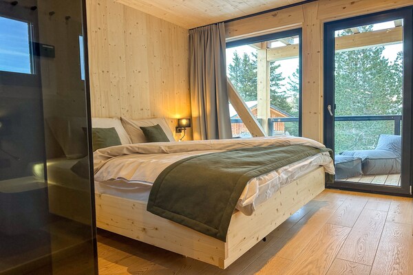 Foto van Luxe chalet met sauna en bubbelbad. - Vakantiehuis in Turrach - BedRoom