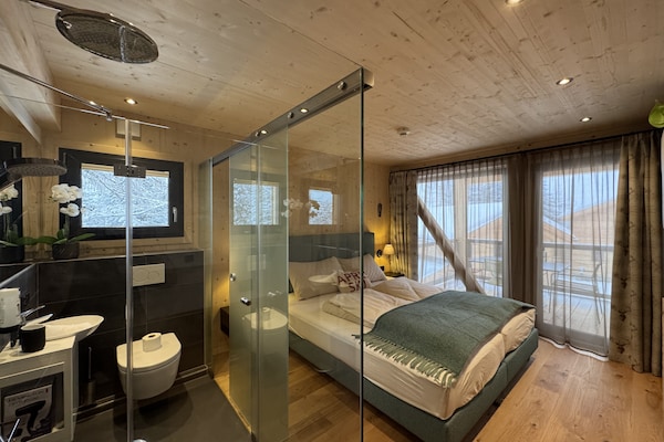 Foto van Luxe chalet met sauna en bubbelbad. - Vakantiehuis in Turrach - BedRoom