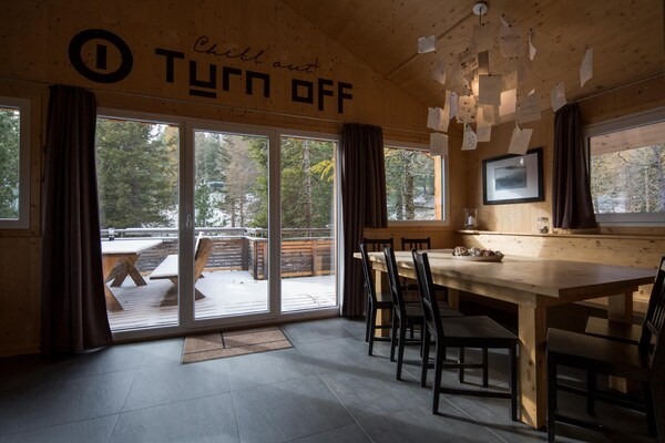 Foto van Modern chalet met infraroodsauna - Vakantiehuis in Turracherhöhe - DiningRoom