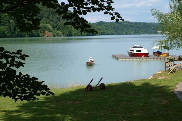 Foto van Direct gelegen aan het Drau-stuwmeer. - Vakantiehuis in Feistritz i.R. - Untagged