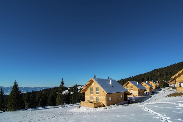 Foto van Chalet in Karinthië met sauna bij skipistes - Vakantiehuis in Sankt Gertraud-Weinebene - ExteriorWinter