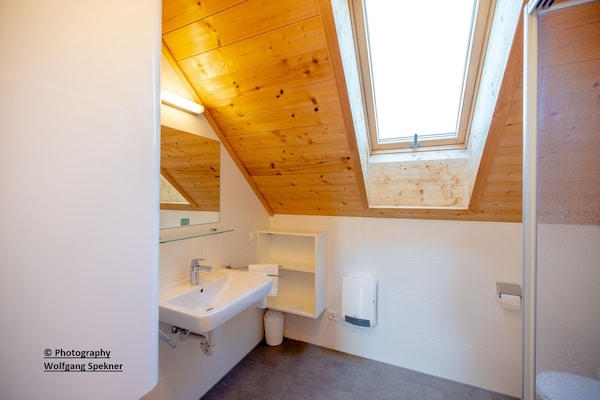 Foto van Chalet in Karinthië met sauna bij skipistes - Vakantiehuis in Sankt Gertraud-Weinebene - BathRoom