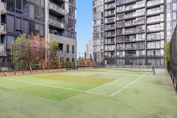 Foto van Luxe 2-slaapkamerapp met rivierzicht, bij casino - Vakantiehuis in Southbank - ParkFacilities