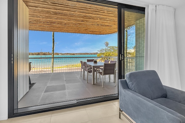 Foto van 3-slaapkamerappartement met rivierzicht, dakterras en zwembad - TerraceBalcony