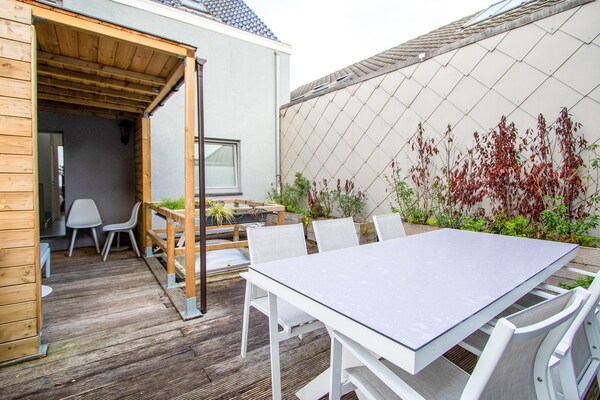 Foto van Modern vakantiehuis in Nieuwpoort met een sauna - Vakantiehuis in Nieuwpoort - TerraceBalcony
