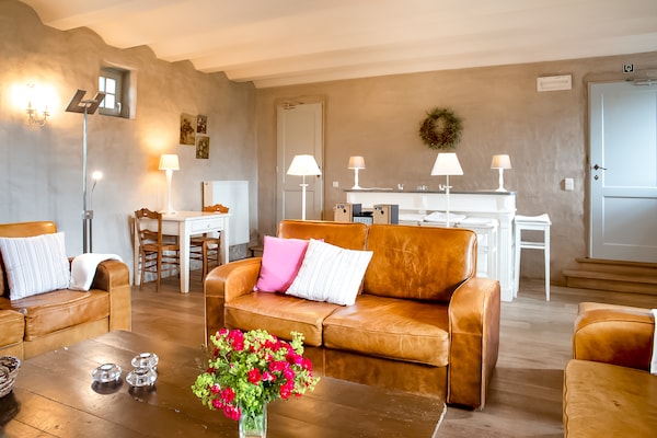 Foto van Uitje met sauna in Falaën - Vakantiehuis in Maredsous - LivingRoom