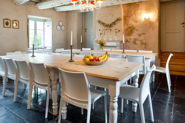 Foto van Uitje met sauna in Falaën - Vakantiehuis in Maredsous - DiningRoom