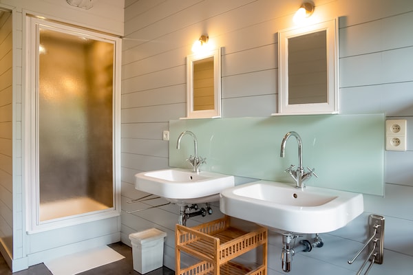 Foto van Uitje met sauna in Falaën - Vakantiehuis in Maredsous - BathRoom
