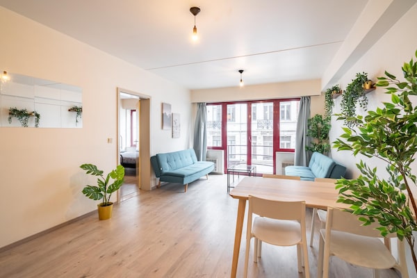 Foto van Luxe appartement in Antwerpen - Vakantiehuis in Antwerp - LivingRoom