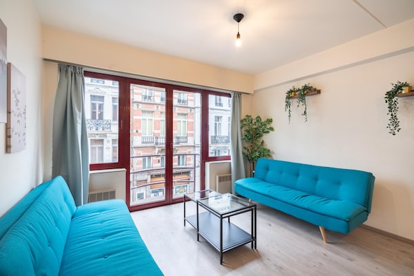 Foto van Luxe appartement in Antwerpen - Vakantiehuis in Antwerp - LivingRoom