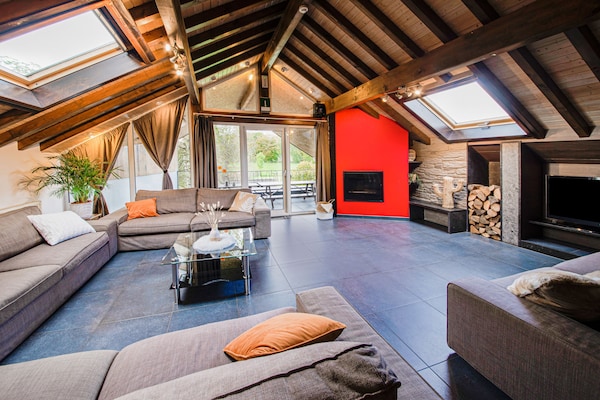 Foto van Spa Cottage in de Venen - Vakantiehuis in Les Hautes Fagnes-Walk - LivingRoom