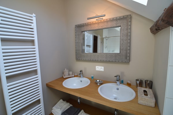 Foto van Vakantiehuis Ardennen bij Abdij Chimay - Vakantiehuis in Nismes Viroinval - BathRoom