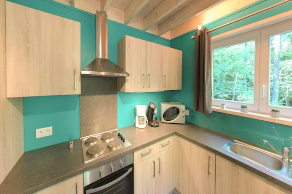 Foto van Luxe chalet met sauna in het bos nabij - Vakantiehuis in Barvaux - Kitchen