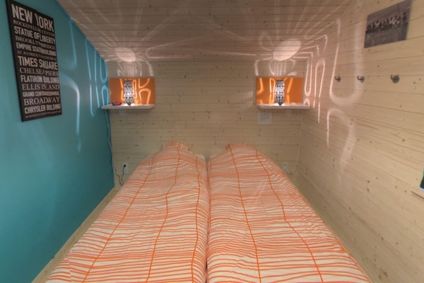 Foto van Luxe chalet met sauna in het bos nabij - Vakantiehuis in Barvaux - BedRoom