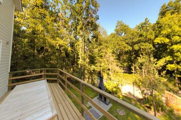 Foto van Luxe chalet met sauna in het bos nabij - Vakantiehuis in Barvaux - GardenSummer