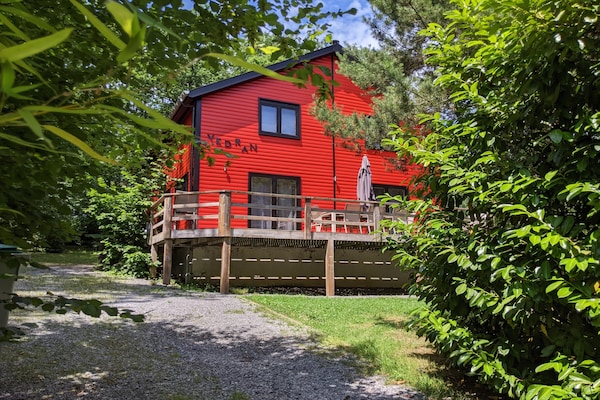 Foto van Luxe chalet met sauna in het bos nabij - Vakantiehuis in Barvaux - ExteriorSummer