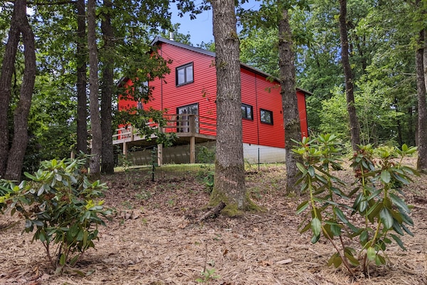 Foto van Luxe chalet met sauna in het bos nabij - Vakantiehuis in Barvaux - ExteriorSummer
