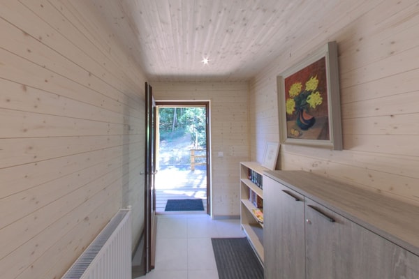 Foto van Luxe chalet met sauna in het bos nabij Durbuy - Vakantiehuis in Barvaux - Indoor