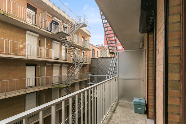 Foto van Appartement in Blankenberge bij het Strand - Vakantiehuis in BLANKENBERGE - TerraceBalcony