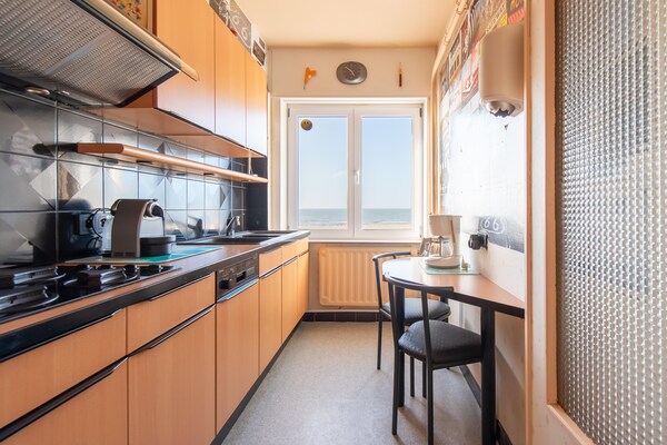 Foto van Appartement in Oostende met zeezicht - Vakantiehuis in Belgium - Kitchen