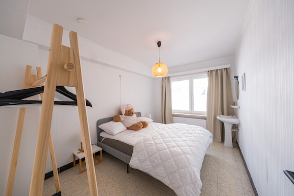 Foto van Appartement met 3slaapkamers vlakbij zee - Vakantiehuis in Middelkerke - BedRoom