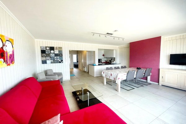 Foto van Appartement in Nieuwpoort met Zeezicht - Vakantiehuis in MIDDELKERKE - LivingRoom