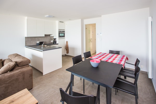 Foto van Prachtig appartement met fenomenaal zeezicht - Vakantiehuis in Westende - Kitchen