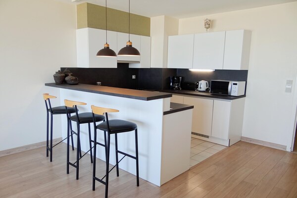 Foto van Appartement in Nieuwpoort met uitzicht op zee - Vakantiehuis in Nieuwpoort - Kitchen