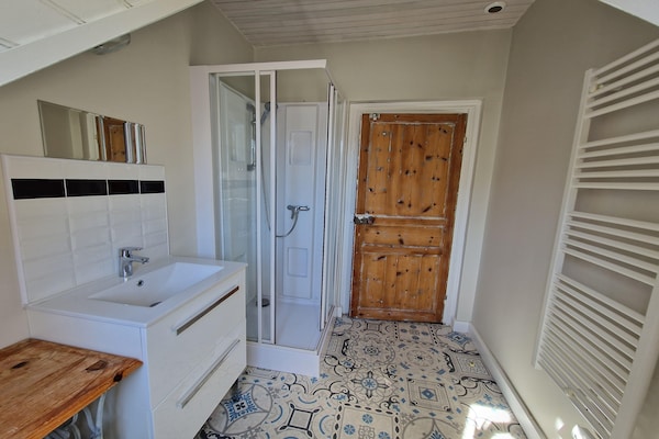 Foto van Vakantiehuis in Locquirec bij zandstrand - Vakantiehuis in Locquirec - BathRoom