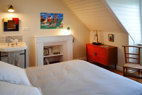 Foto van Vakantiehuis in Locquirec bij zandstrand - Vakantiehuis in Locquirec - BedRoom