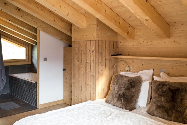 Foto van Chalet in Les Masses met tuin - Vakantiehuis in Les Masses - BedRoom