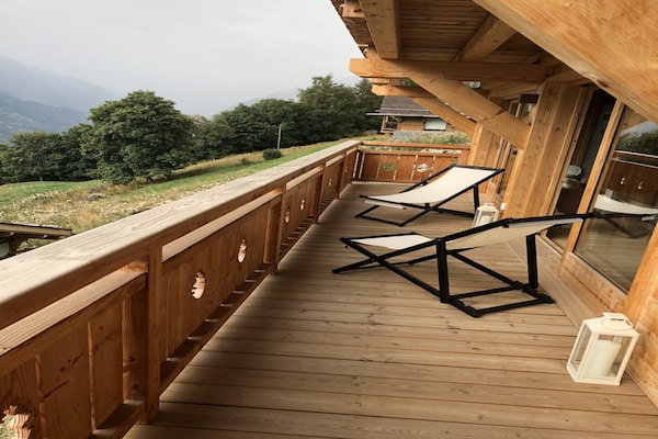 Foto van Chalet in Les Masses met tuin - Vakantiehuis in Les Masses - TerraceBalcony