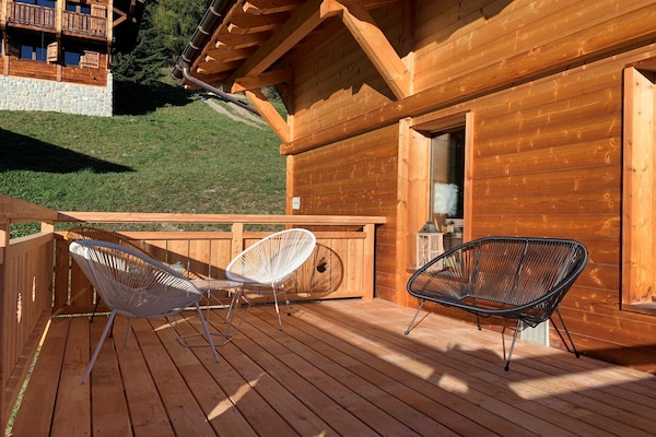 Foto van Chalet in Les Masses met tuin - Vakantiehuis in Les Masses - TerraceBalcony