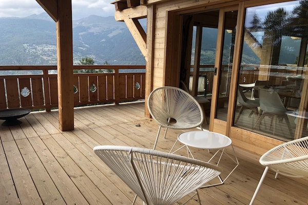 Foto van Chalet in Les Masses met tuin - Vakantiehuis in Les Masses - TerraceBalcony