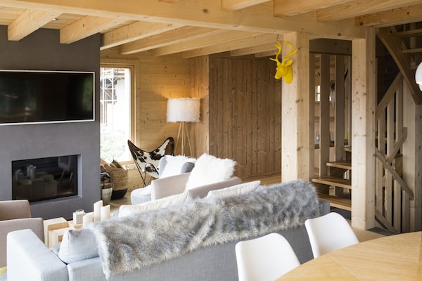Foto van Chalet in Les Masses met tuin - Vakantiehuis in Les Masses - LivingRoom