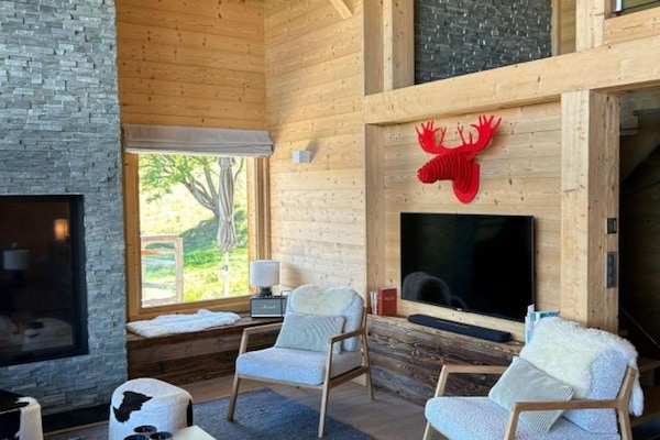 Foto van Chalet in Les Masses met tuin - Vakantiehuis in Les Masses - LivingRoom