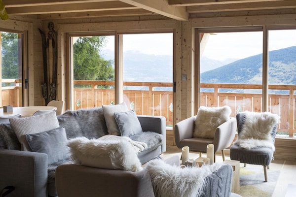 Foto van Chalet in Les Masses met tuin - Vakantiehuis in Les Masses - LivingRoom