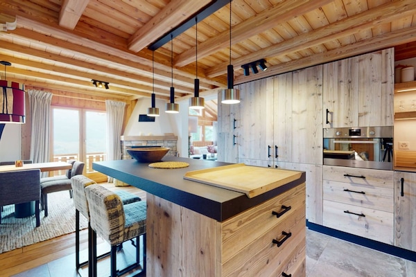Foto van Prachtig chalet in Le Bouveret met tuin - Vakantiehuis in Les Masses - Kitchen