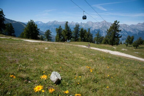 Foto van Appartement met balkon met uitzicht op Nendaz - Vakantiehuis in Veysonnaz - AreaSummer1KM