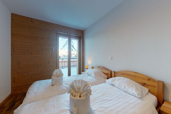 Foto van Appartement in Veysonnaz bij de skibaan - Vakantiehuis in Veysonnaz - BedRoom
